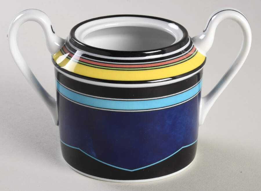 Helen's Garden Sugar Bowl No Lid by Denise Ford Designs-1
