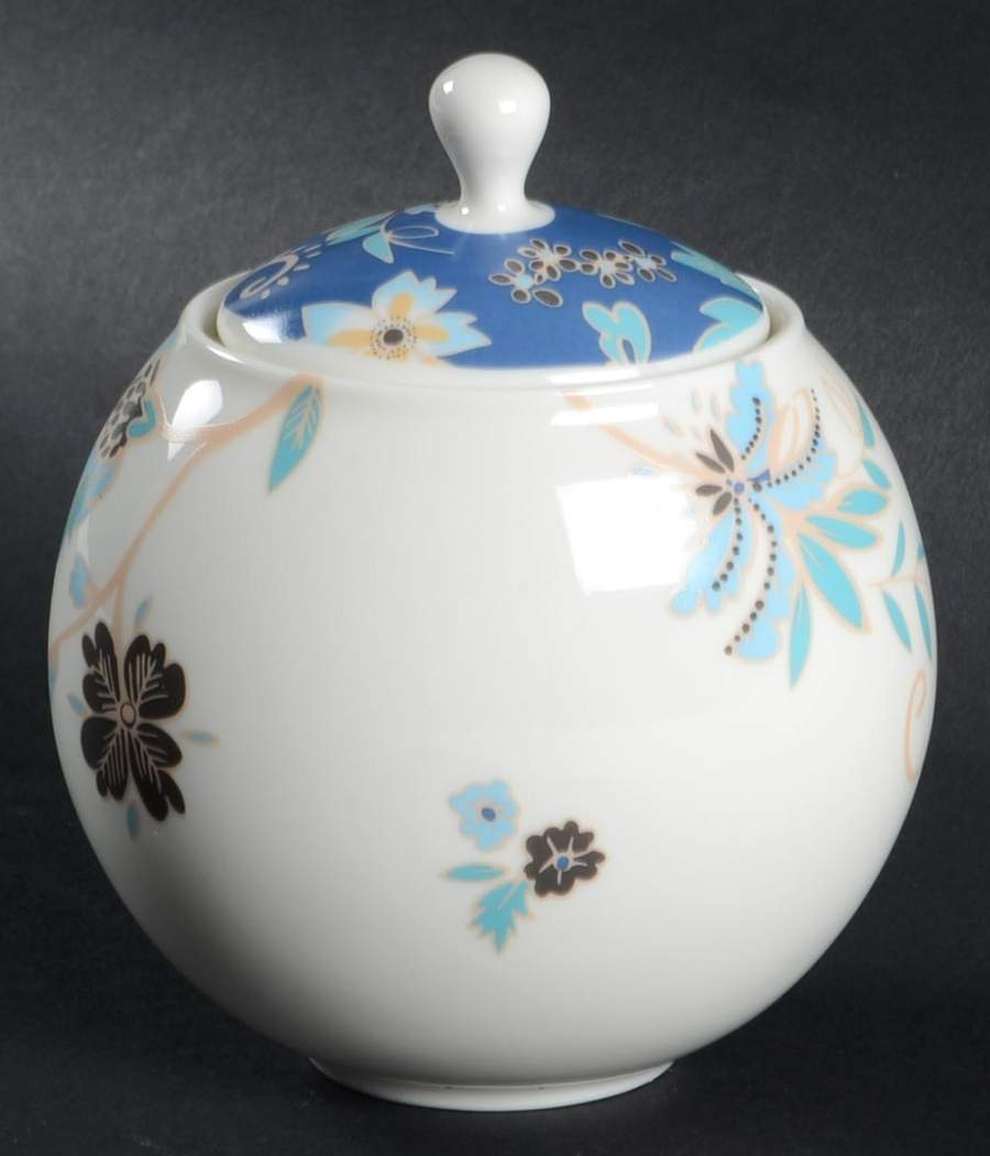 Veronica Sugar Bowl & Lid by Denby-Langley-1