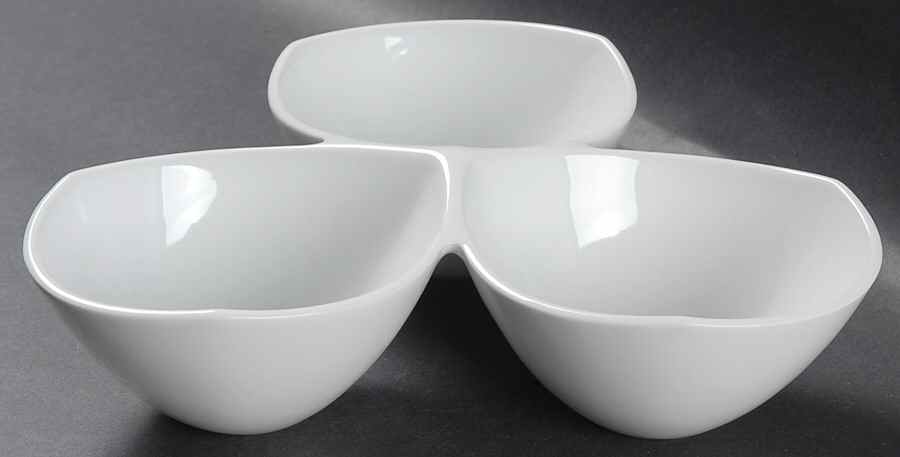 Classic Fjord 3 Section Condiment Dish by Dansk-1