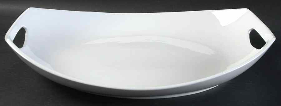 Classic Fjord 14" Oval Handled Platter by Dansk-1