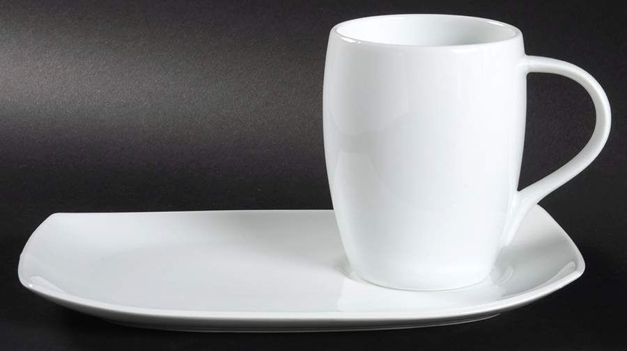 Classic Fjord Snack Plate and Mug Set by Dansk-1