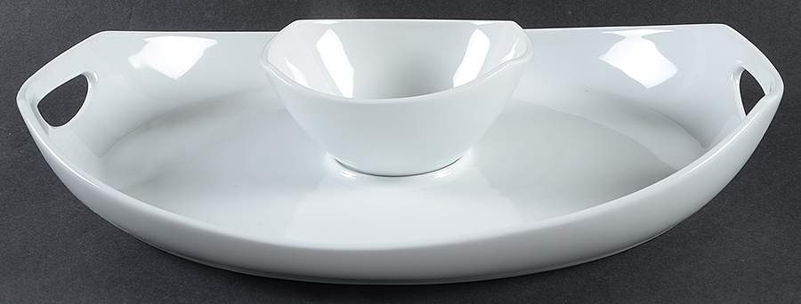 Classic Fjord (2 Piece) Chip & Dip Set by Dansk-1