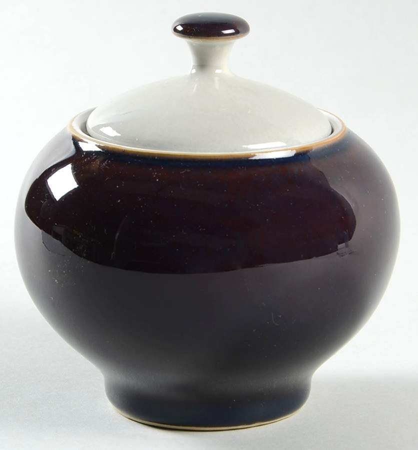 Amethyst Sugar Bowl & Lid by Denby-Langley-1