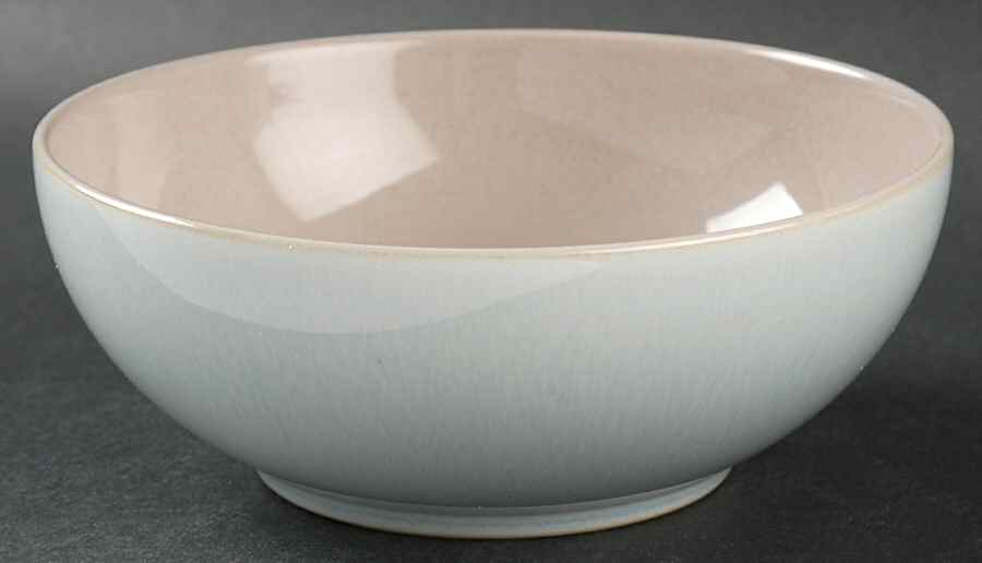 Duets Taupe and Blue Soup/Cereal Bowl by Denby-Langley-1