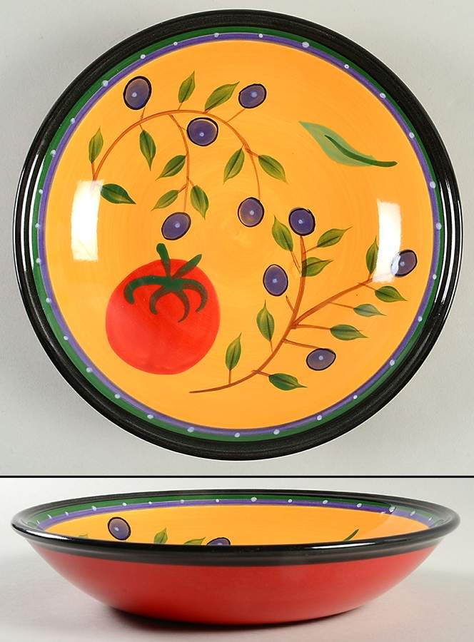 Italian Garden 8" Individual Pasta Bowl by Dansk-1