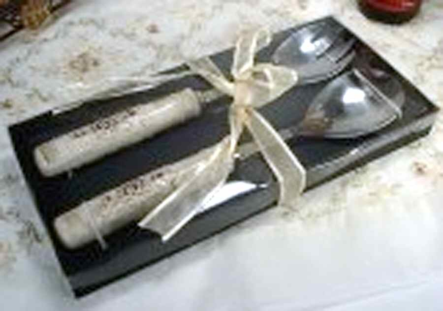 Antique Baroque (2 Piece) Salad Set with Stainless Bowl by D'Lusso Home Collection-1