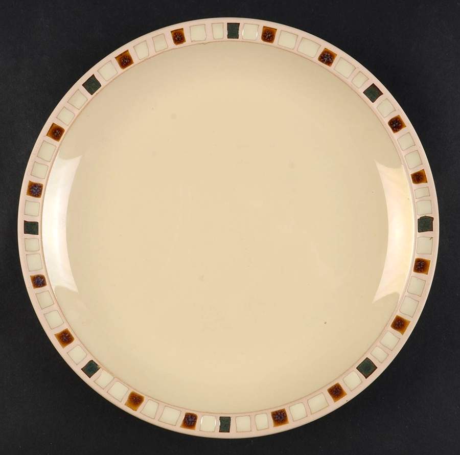 Compass Brown Salad Plate by Dansk-1