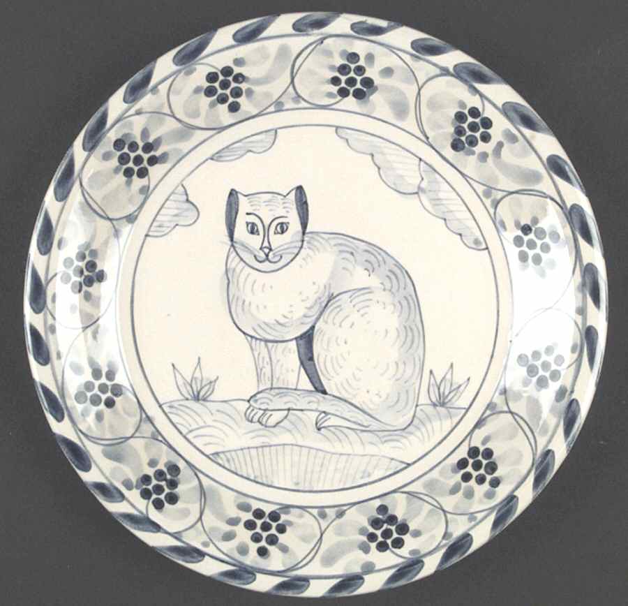 Cat Salad Plate by Dovis Designs-1