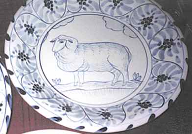 Lamb Salad Plate by Dovis Designs-1