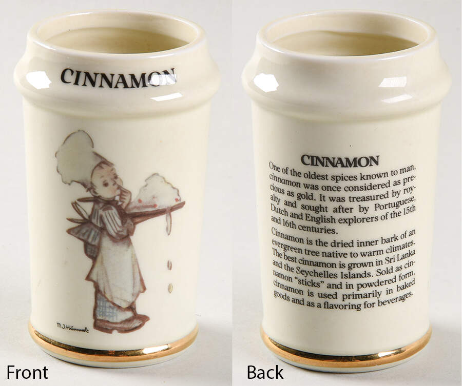 Hummel Collection Spice Jar Set Individual Jar No Lid by Danbury Mint-1