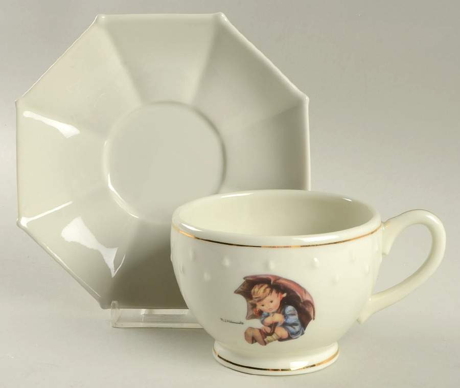Hummel Collection Flat Cup & Saucer Set by Danbury Mint-1