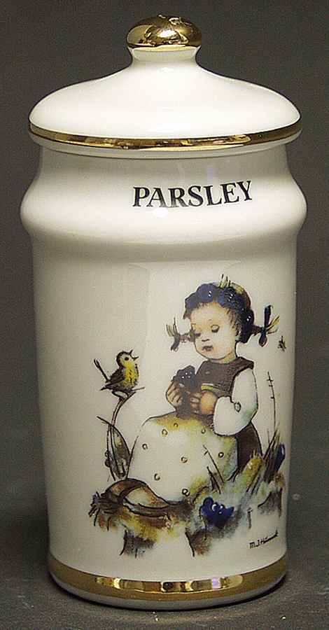 Hummel Collection Spice Jar Set Individual Jar & Lid by Danbury Mint-1
