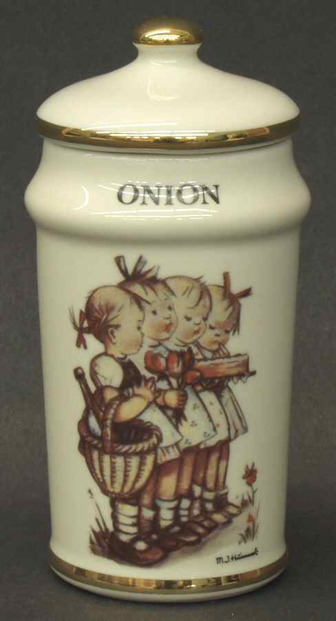 Hummel Collection Spice Jar Set Individual Jar & Lid by Danbury Mint-1