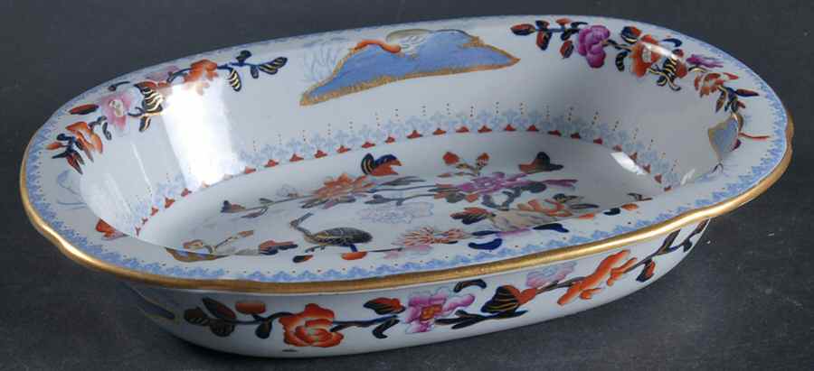 DAV25 8" Oval Vegetable Bowl by Davenport-1