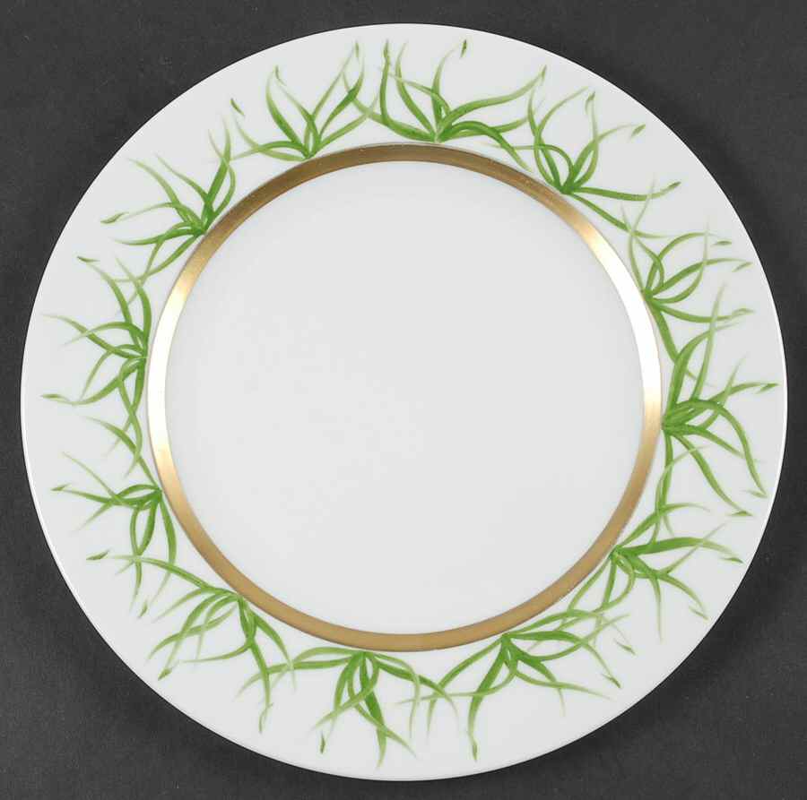 Golden Leaves Dinner Plate by Denis Chauffaille-1