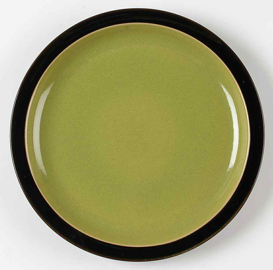 Duets Black and Green Dinner Plate by Denby-Langley-1
