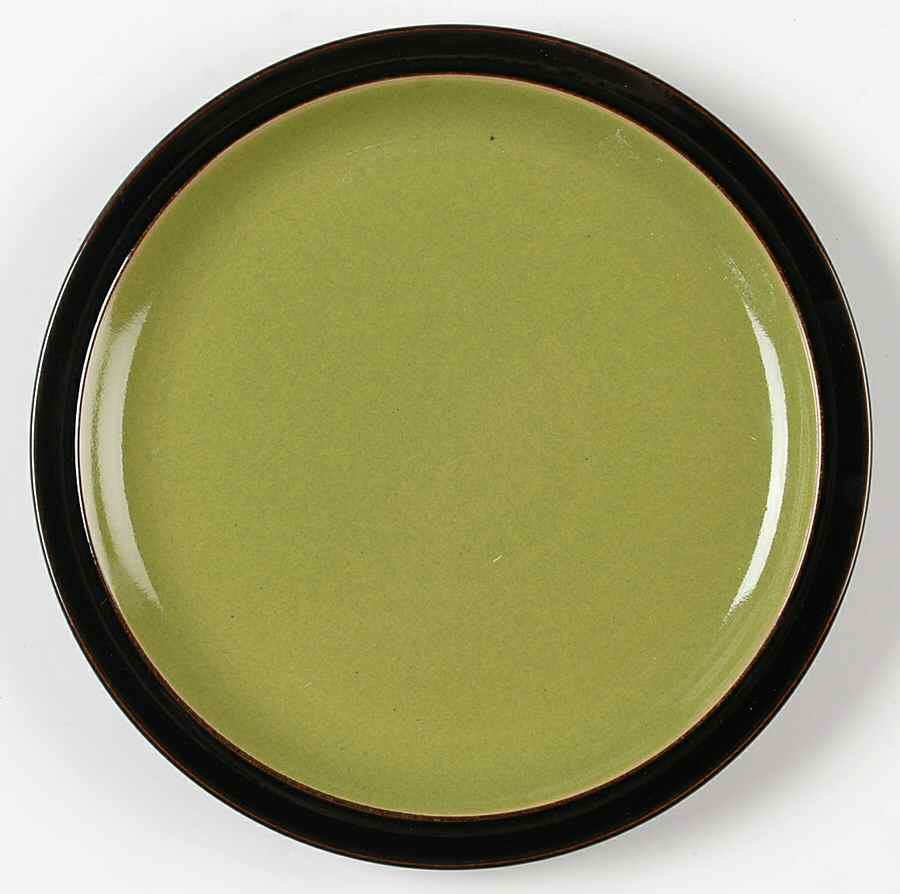 Duets Black and Green Salad/Dessert Plate by Denby-Langley-1
