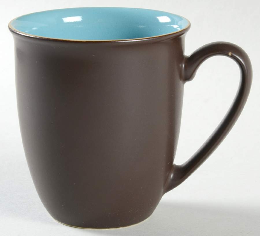 Duets Brown and Turquoise Mug by Denby-Langley-1