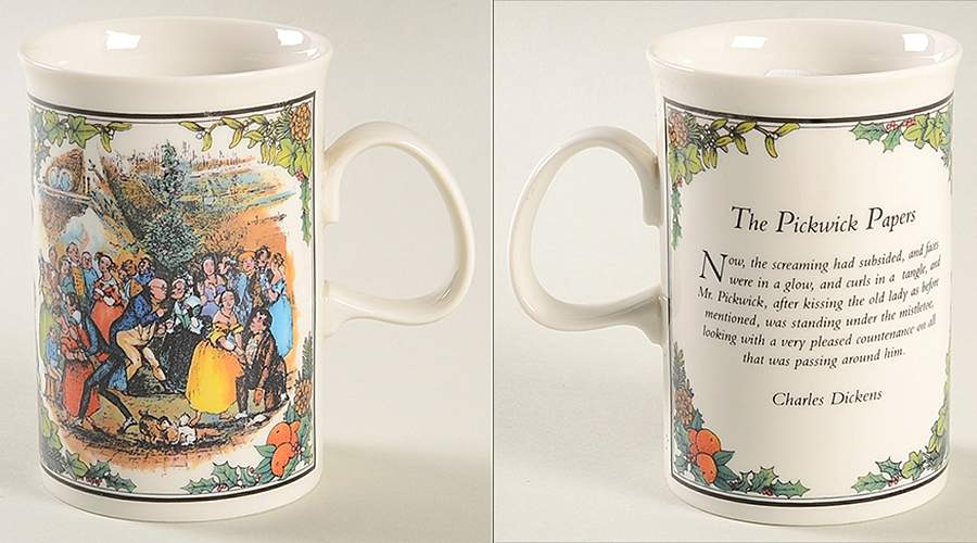 Dickens Christmas (Scotland, Stoneware) Mug by Dunoon-1