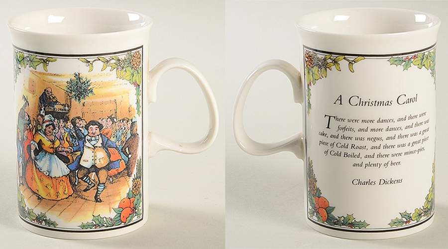 Dickens Christmas (Scotland, Stoneware) Mug by Dunoon-1