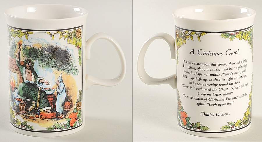Dickens Christmas (Scotland, Stoneware) Mug by Dunoon-1