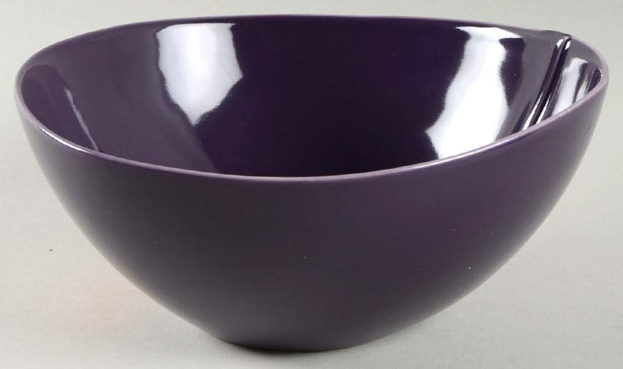 Pebblestone Eggplant Coupe Cereal Bowl by Diane Von Furstenberg-1