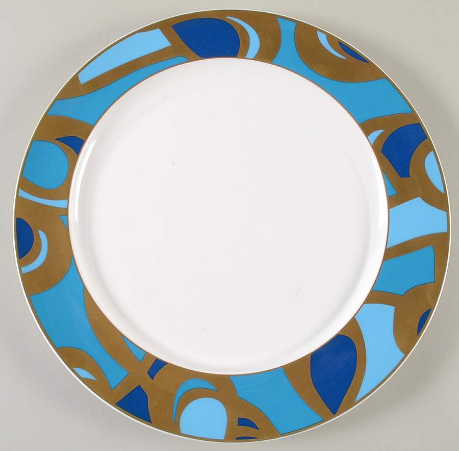 Interlude Dancing Loops Service Plate (Charger) by Diane Von Furstenberg-1