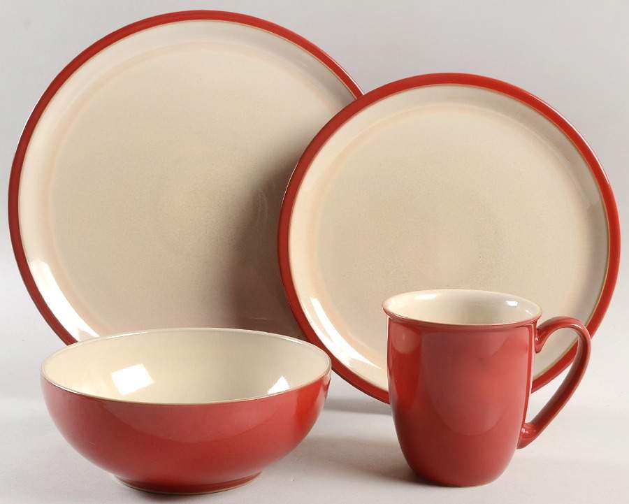 Dine Cherry 4 Piece Place Setting by Denby-Langley-1