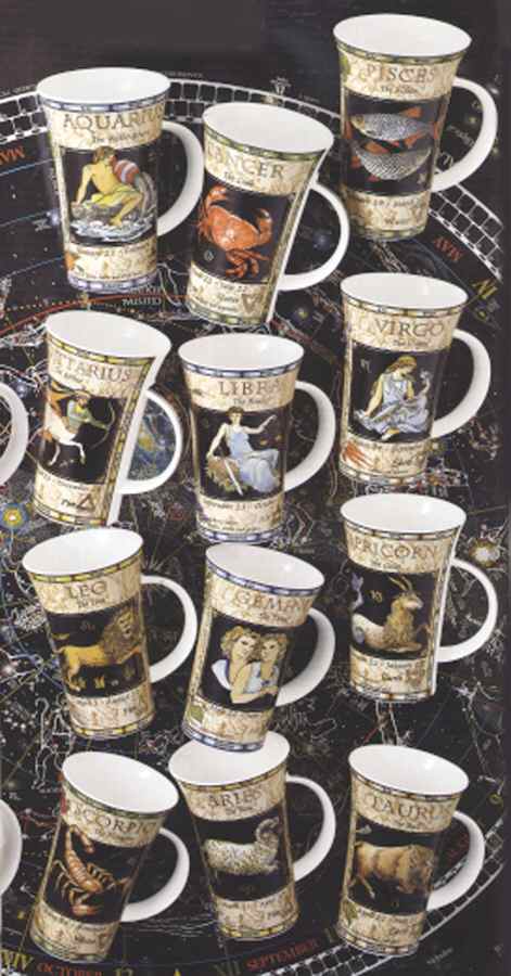Zodiacs Stoneware Mug by Dunoon-1