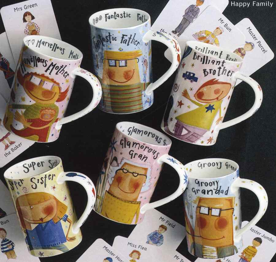 Happy Family Mug by Dunoon-1
