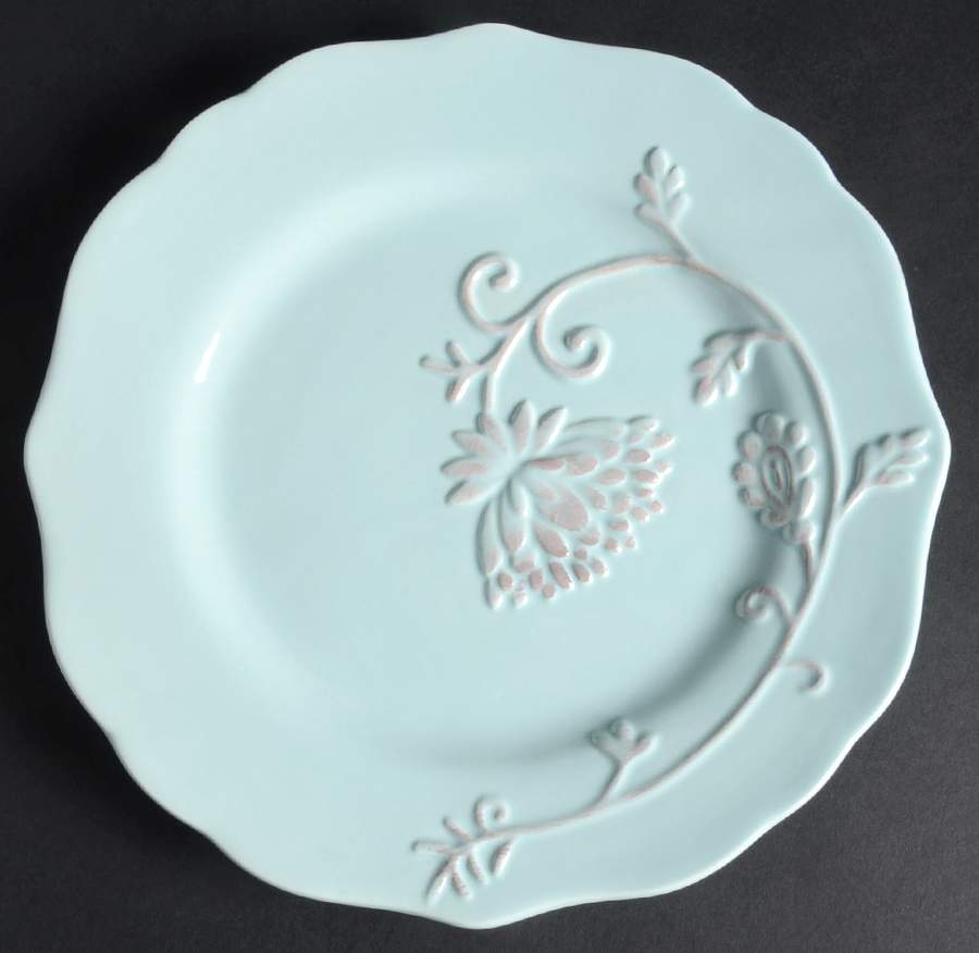 Pavillion Turquoise Salad Plate by Dena Home-1