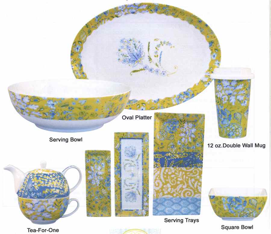 Hampton House 14" Oval Serving Platter by Dena Home-1