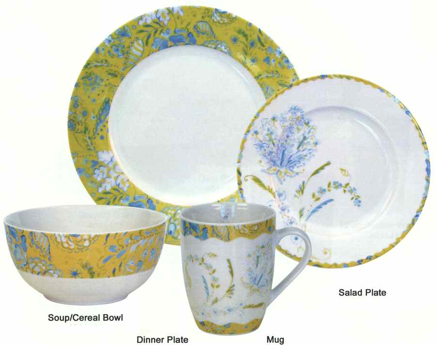 Hampton House Dinner Plate by Dena Home-1