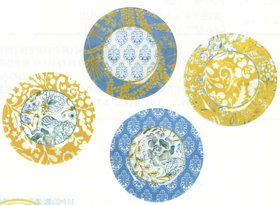 Hampton House Glassware Canape Plate by Dena Home-1