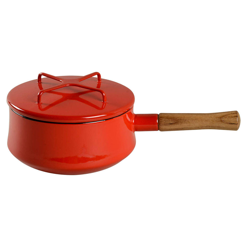 Kobenstyle Chili Red (Newer) 2 Quart Metal Covered Saucepan by Dansk-1