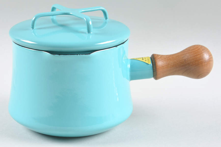 Kobenstyle Teal 1.0 Quart Metal Covered Saucepan by Dansk-1
