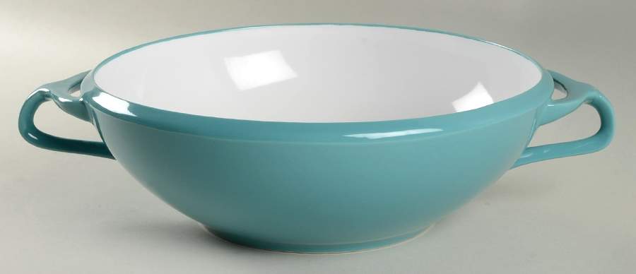 Kobenstyle Teal 11" Round Serving Bowl by Dansk-1