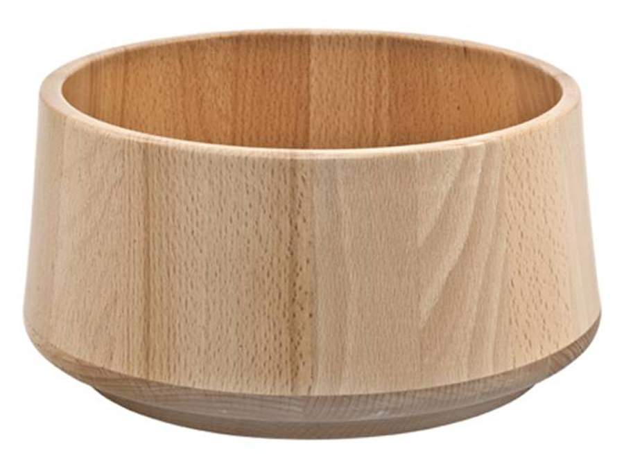 Malmo 9" Wood Salad/Serving Bowl by Denby-Langley-1