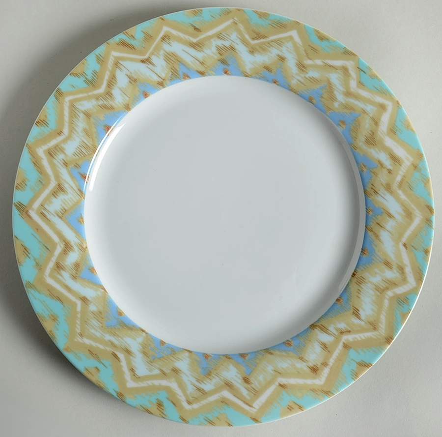 Jaida Blue Dinner Plate by Dena Home-1