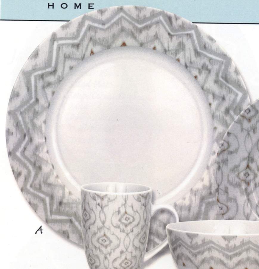Jaida Bone Dinner Plate by Dena Home-1