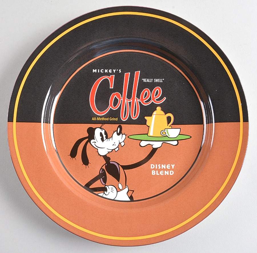 Mickey's Really Swell Coffee Luncheon Plate by Disney-1
