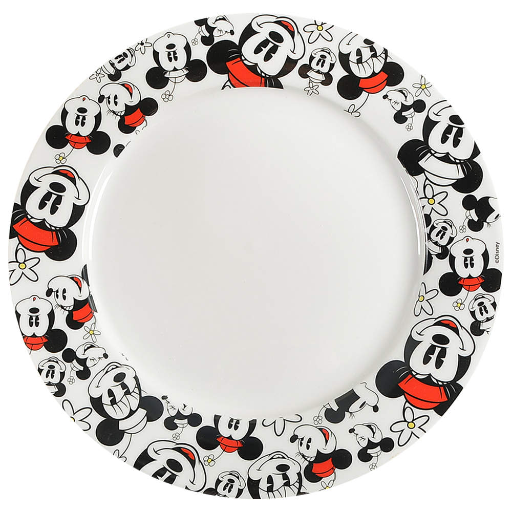 All Over Mickey & Minnie Dinner Plate by Zrike-1