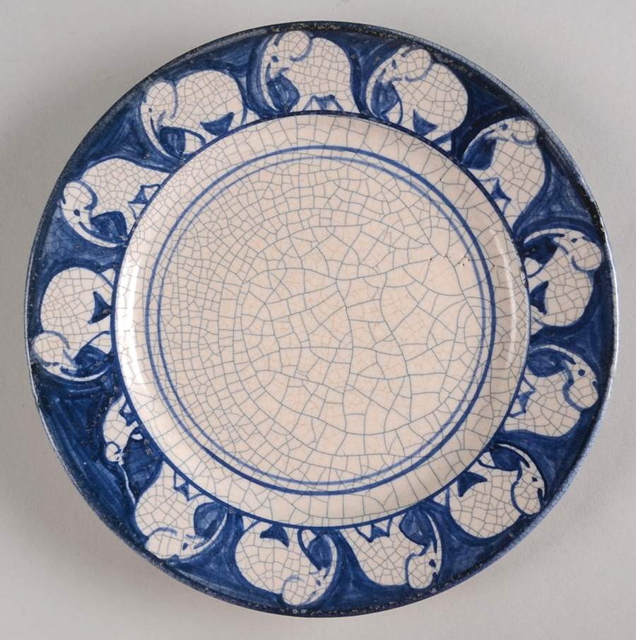 Elephant Salad Plate by Dedham-1