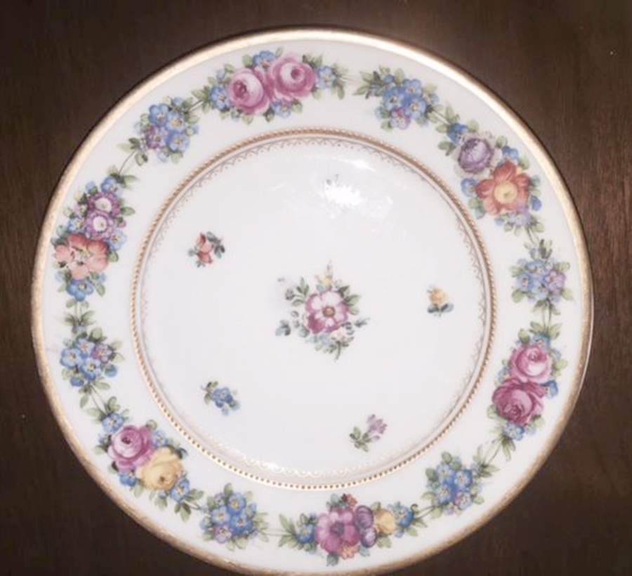 DRW9 Salad Plate by Dresden Works (Saxony)-1