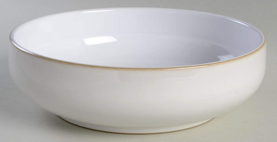 Natural Canvas 9" Round Serving Bowl by Denby-Langley-1