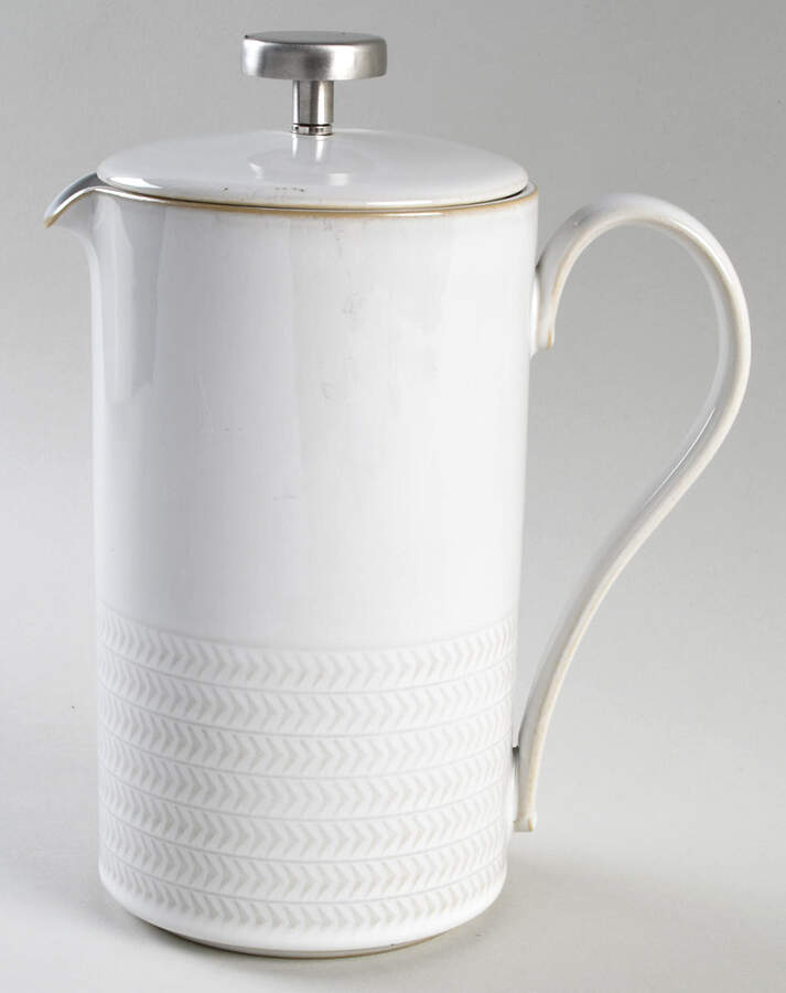 Natural Canvas 4 Cup Cafetiere & Lid/Press by Denby-Langley-1