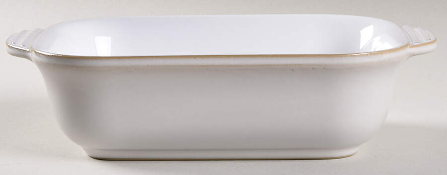 Natural Canvas 8" Rectangular Baker by Denby-Langley-1