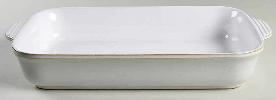 Natural Canvas 13"  Rectangular Baker by Denby-Langley-1