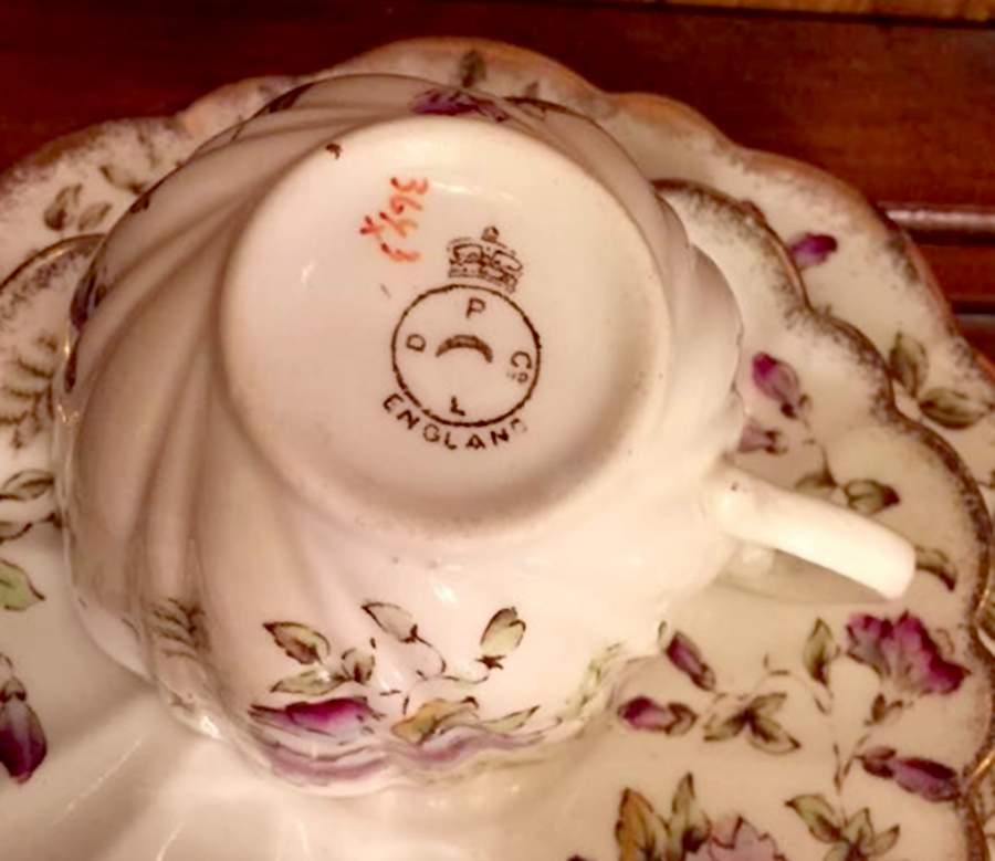 3643X Flat Cup by Dresden Porcelain Company-1
