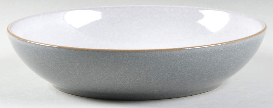 Elements Light Grey 8" Individual Pasta Bowl by Denby-Langley-1